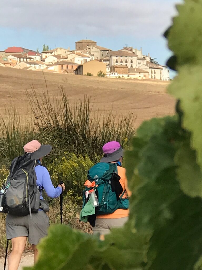 Pilgrims on the Camino de Santiago de Compostela