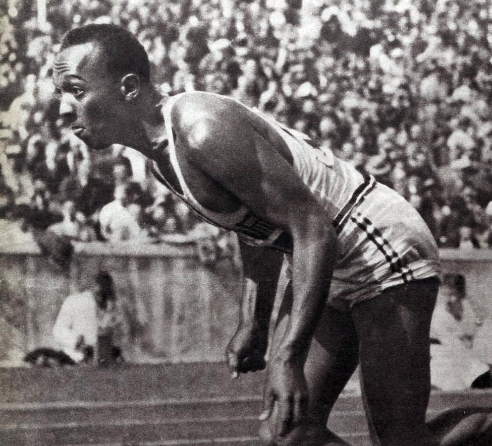Jesse Owens at Berlin Olympics